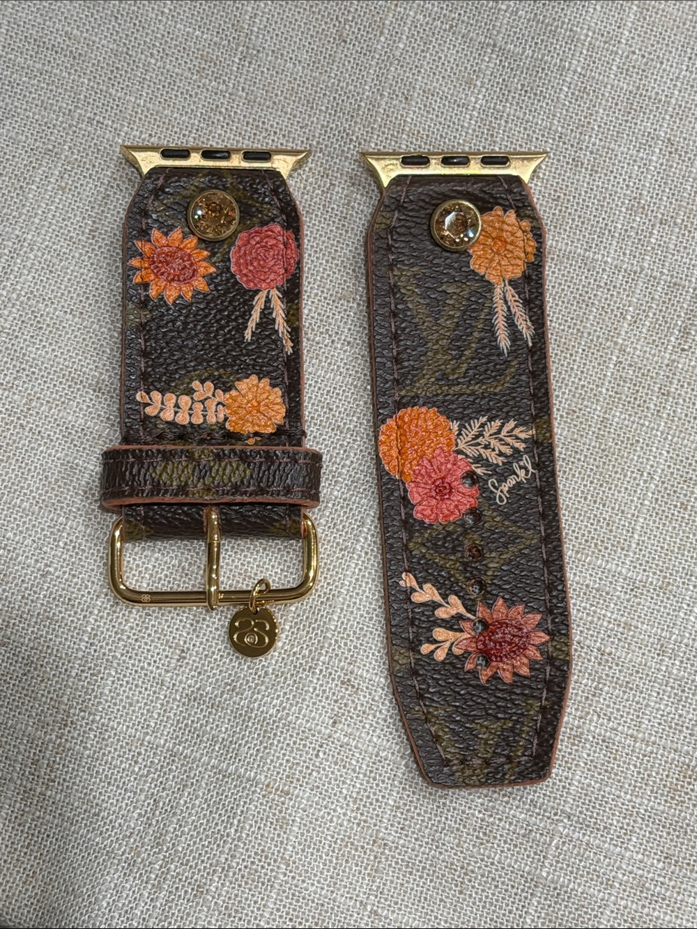 Authentic LV Spark’l Apple Watch band